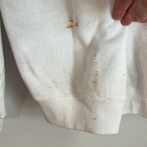 Vintage Embroidered New York City Big Apple skyline crewneck sweatshirt sz XL - Picture 5 of 8